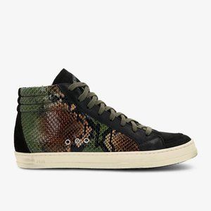 P448 Skate Green Python High Tops Size 39